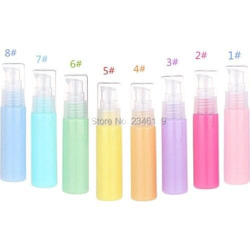 30ML Empty Plastic Lotion Bottle Cosmetic Packing Bottle with Transparent Pump Empty PET Plastic Packing Bottle 50pcs/Lot