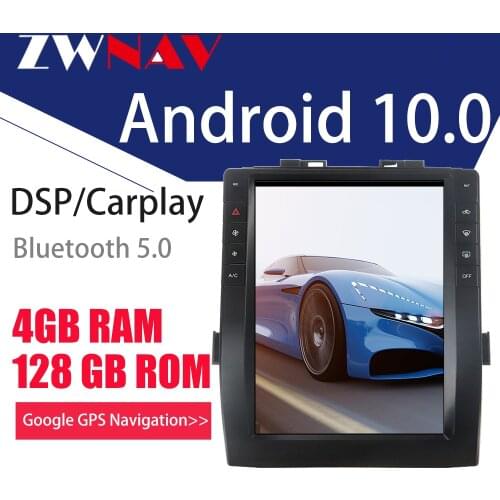 PX6 4G128G Tesla style Android 10 Car GPS Navigation For TOYOTA Land Cruiser Prado 150 2014-17 headunit multimedia radio