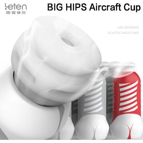 Leten Sense Aircraft Cup Exerciser Male Masturbation Adult Sex Toy Sex Toys for Men Masturbatings Electric Male Masturbator