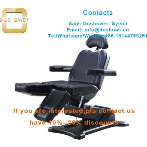 Black beauty bed with tattoo bed beauty for electric auto body massage bed