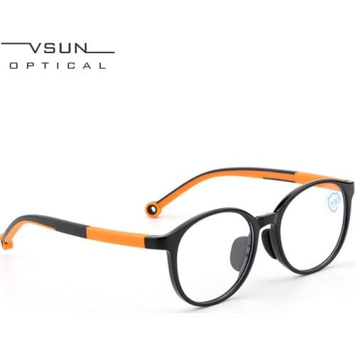 Anti Blue Light Silicon Childrens Eye Glasses Soft Flexible Spectacle Light Chilld Optical Frame Antiskid Boys Girls Eyeglasses