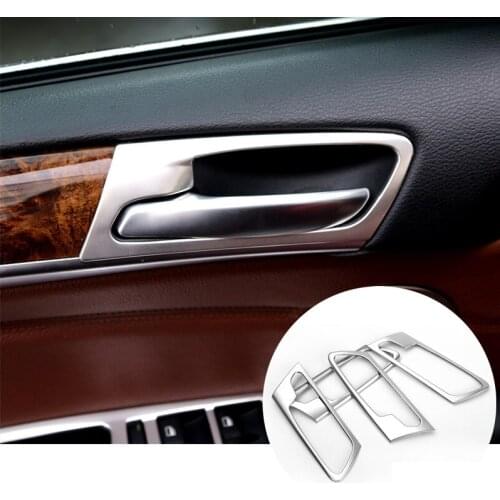 For BMW X6 E71 Interior Side Door Handle Bowl Cover Trim 2008-2014 4pcs Car accesories interior Car decoration