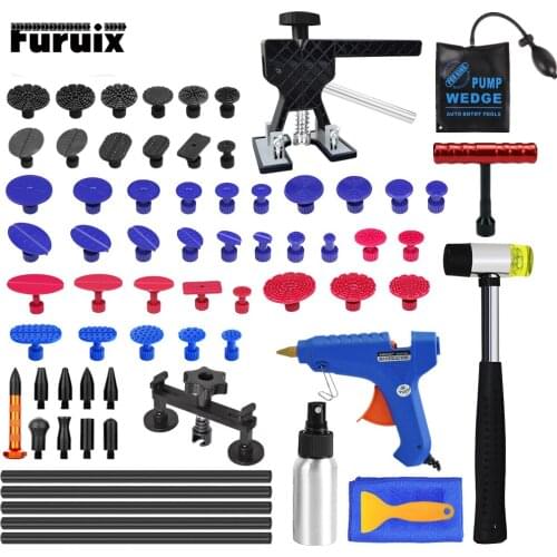 Car Paintless Dent Repair Tools Car Dent Repair Kit Car Extractor with Glue Extractor Tabs Carremoval Kits