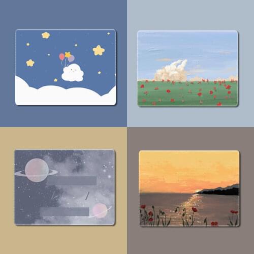 Laptop Mouse Mat Gaming Desk Mats Mouse Pad Cute Mouse Pad Writing Desk Mat for Mouse Mice Kawaii Office Accessories 22x18cm