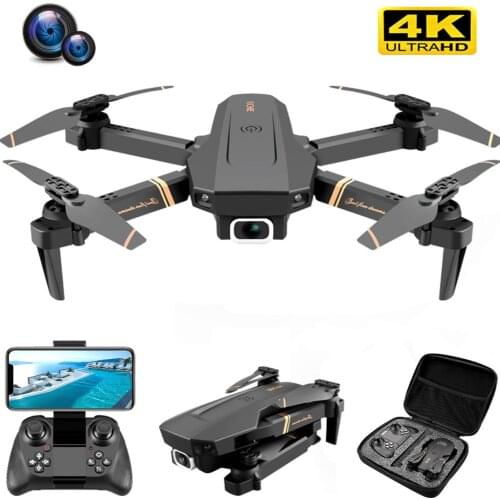 4DRC V4 WIFI FPV Drone WiFi live video FPV 4K/1080P HD Wide Angle Camera Foldable Altitude Hold Durable RC Quadcopter