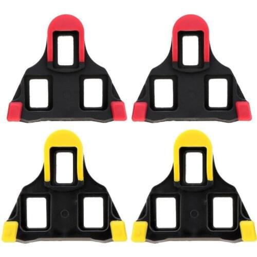 Set One set Yellow Cleats SPD-SL Self-locking Pedal for For x 2 accessories road Mountain Bike Bicycle Shimano Bike SM-SH11 x Bi