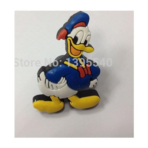 New 2pcs Cartoon Cabinet Knobs Kids Drawer Handles Donald Duck Knobs Kindergarten Shake Handles & Knobs Shoes Box Bas Pull