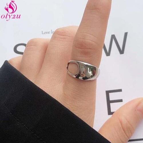 Retro Cross-Wrapped Oval Womens Rings Men and Women Couples Minimalist Party Jewelry Adjustable Size Christmas Gifts бижутерия