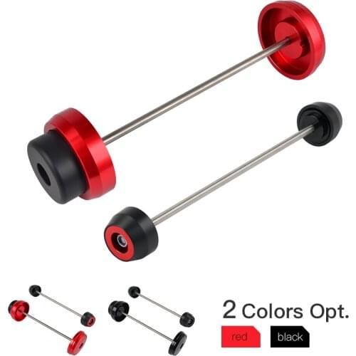 NICECNC Front+Rear Axle Sliders Protector Aluminum Delrin FOR Ducati Diavel Panigale 1199 R S Tricolore V4 R Speciale XDiavel