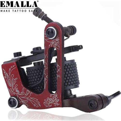 Tattoo Gun 10 Wrap Coil Tattoo Machines Power Kit Set Supply Tattoo Clip Cord Tattoo Power Supply Wire Tattoo Wire Free Shipping