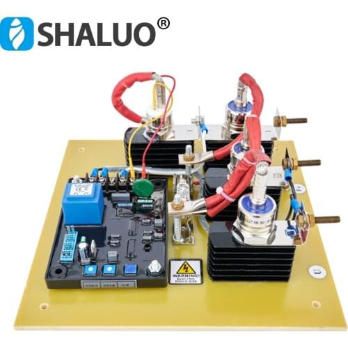 SAVRH-75A AVR Automatic voltage regulator with the rectifier brush diesel generator stabilizer module three Phase 380V GAVR-75A