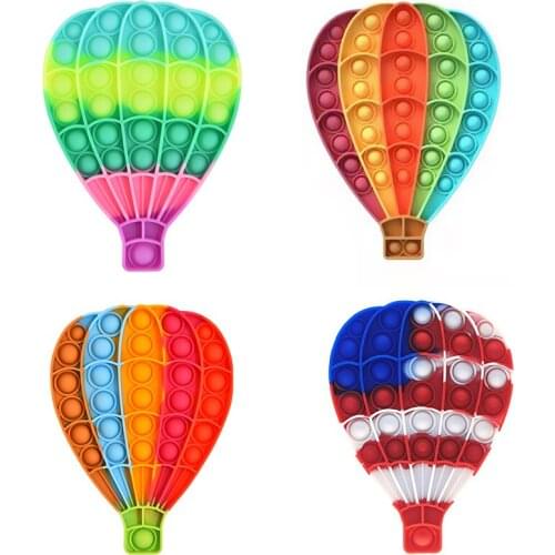 Silicone Push Bubble Fidget Sensory Toy Autism Special Needs Antistress Stress Relief Toys Training Logical Thinking Kids Adult