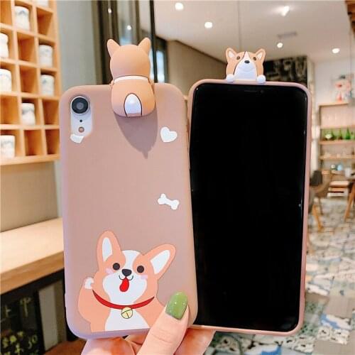 Cute cartoon mouse mobile phone set for Xiaomi Redmi 8 8A 6 6A 5A 5 Plus Y3 Y2 Soft Silicone Redmi Note 4 4X 5 6 7 Pro 5A 8 Pro