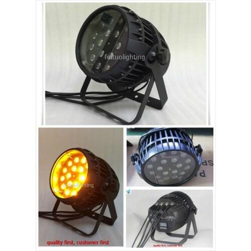 E-8pcs/set Led Par Zoom 18x10W 4 in 1 rgbw IP65 outdoor led zoom par 64