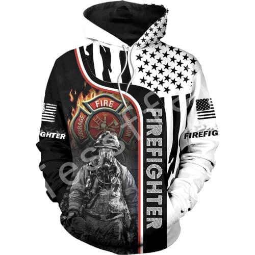 Tessffel Firefighter Firemen hero 3D Printed Hoodie/Sweatshirt/Jacket/Mens Womens HIP HOP fit colorful Harajuku style-2