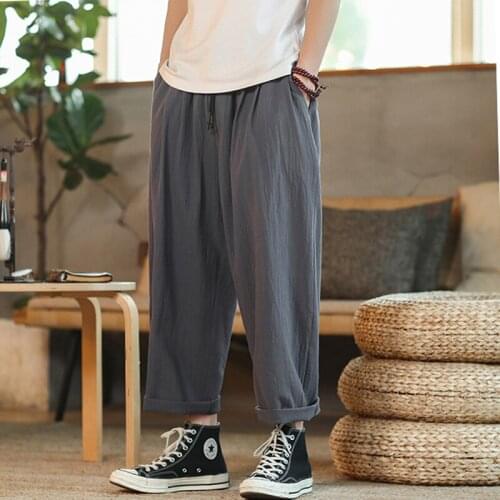 VOGREAPER Men's Loose Pants