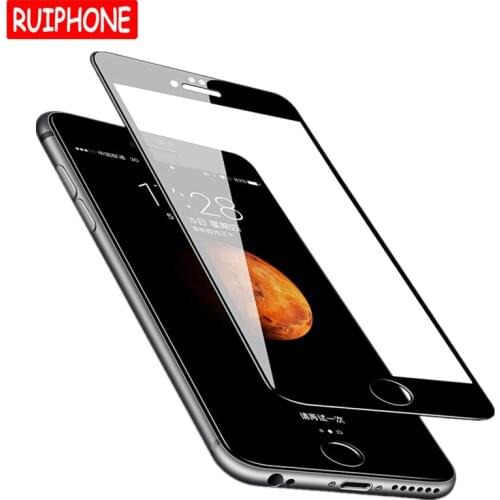 2.5D Full Cover Screen Protector on iPhone 7 8 6 6s Plus X 5 5s SE Tempered Glass Film For iPhone XS MAX XR Cover Case Glass
