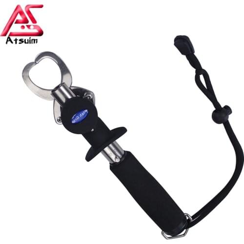 1pc Portable Stainless Steel Fishing Gripper Fish Grip Clamp Grabber Tool Fish Controller Fishing Plier Fishing Accessory Tool