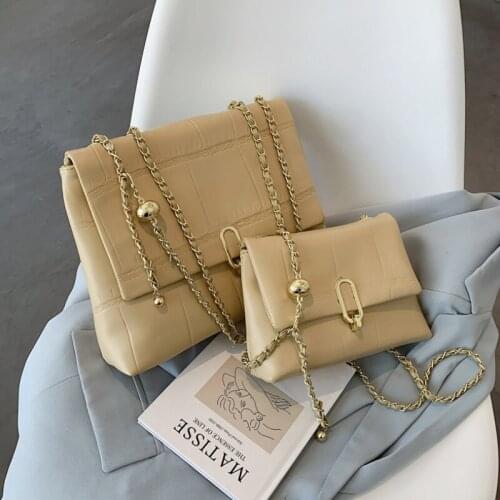 Large Capacity Designer PU Leather Crossbody Bags For Women 2021 Summer Womens Trend Handbags Fashion Branded Shoulder Bag