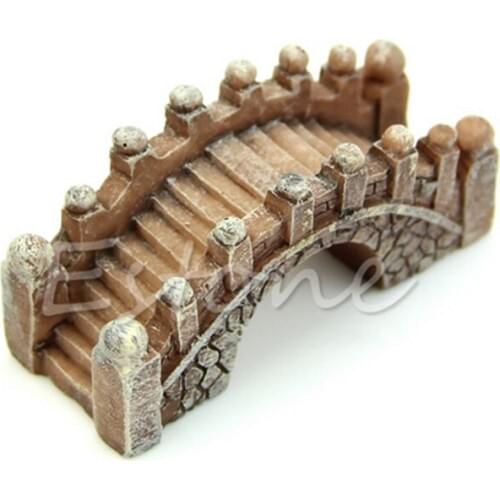 1pcs Mini Bridge Miniature Landscape Fairy Garden Terrarium Decor Tool Garden Crafts