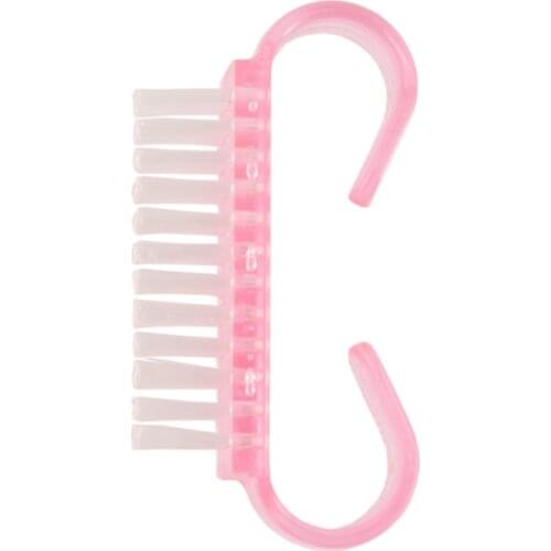 1pcs Plastic Manicure Pedicure Brush Nail Cleaning Tools Soft Remove Dust Makeup Brushes Nail Care Accessories