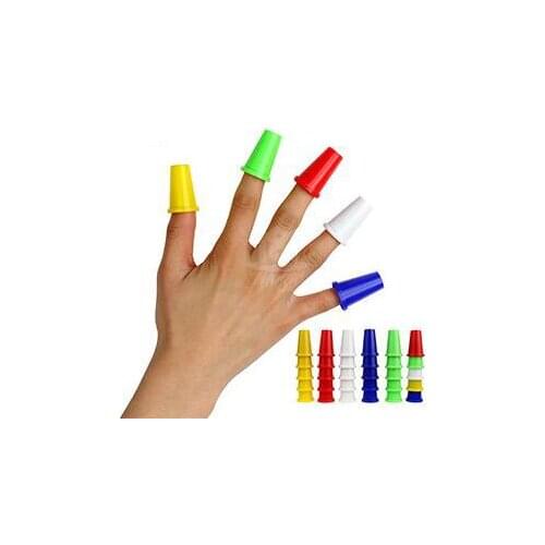 1 Pcs Magic Fingertip Finger Stall Colorful Thimble Magic Tricks Cups Prop Stage Close Up Street Magic Accessories Illusion