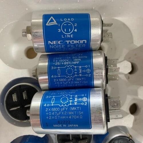 100% orginal and new VC-215F3V NEC/TOKIN NOISE FILTER Filter EMI-RFI 250 VAC 15A 300mOhms 1 Phase Faston best qualtiy