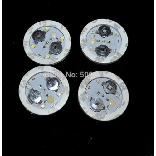 480pcs/lot customized LOGO 5cm Flash Drinking Items Cocktail Bar Used LED Cup Coaster mini LED Cup Mat Christmas Gift