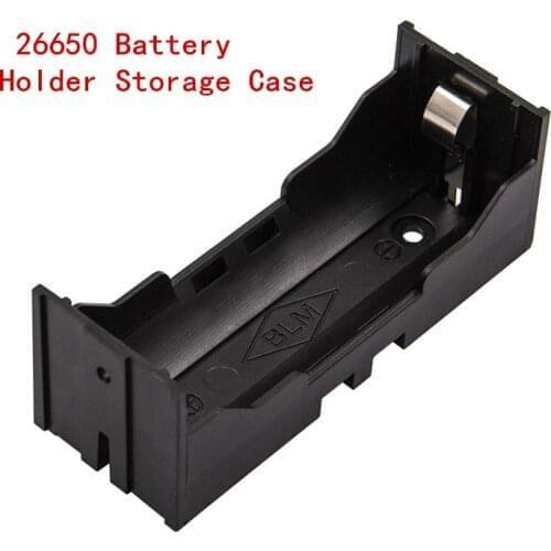 5pcs For 26650 Battery Holder Storage Case DC 3.7V Lithium Electric 26650 Power Bank Batteries Container DIY Model Toy Car Boat