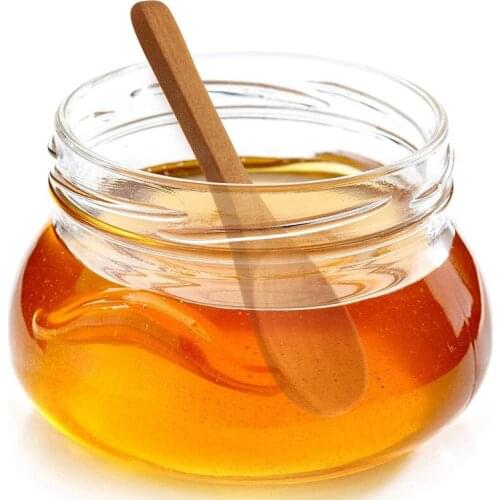 50 Pieces Small Wooden Spoons Mini Nature Spoons Wood Honey Teaspoon Cooking Condiments Spoons for Kitchen Light Brown