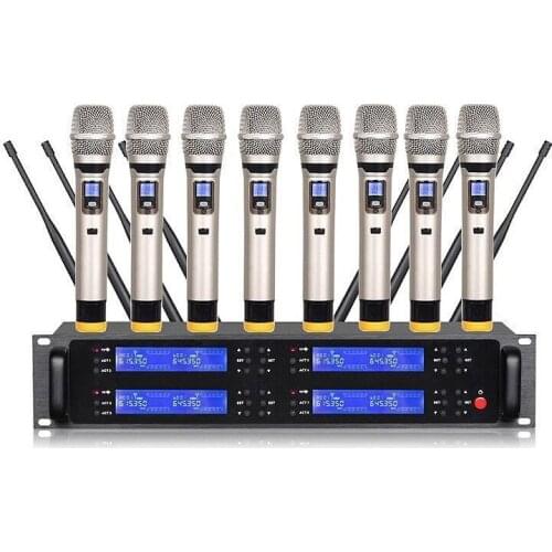 Bolymic UHF Karaoke Wireless Microphone 8 Channels microfoon professionele