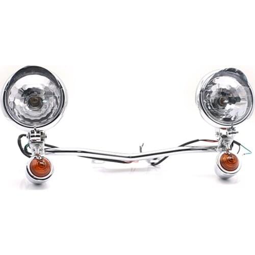 Passing Light Bar Turn Signals For Yamaha V-Star XVS 650 950 1100 Custom Silverado/Suzuki Boulevard Intruder Volusia Marauder