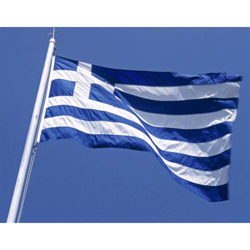 3x5 FT High Quality Large Greece National Flag Home Decor Polyester The Hellenic Republic Greek Flying Banner 90cmx150cm