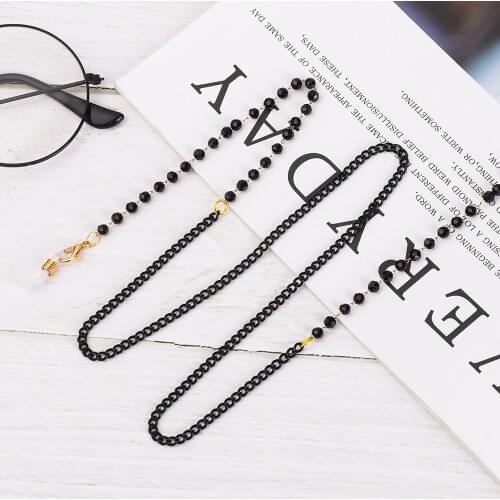 70 Cm Beads Glasses Chain Acrylic Crystal Sunglass Lanyard Sweet Luxury Strap Cord Holder Fashion Eyeglasses Necklace Hot Sale