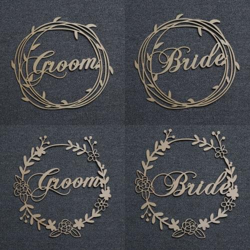 Wood Chair Banner Chairs Sign DIY Wedding Decoration for Engagement Wedding Party Supplies Bride Groom Mr&Mrs Better Together