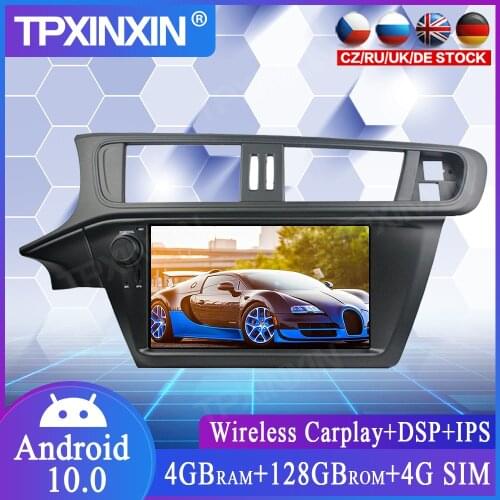For Citroen C3-XR 2005-2011 Android 10 Car No DVD Player GPS Navigation Multimedia Player Radio Tape Recorder Head Unit DSP ISP