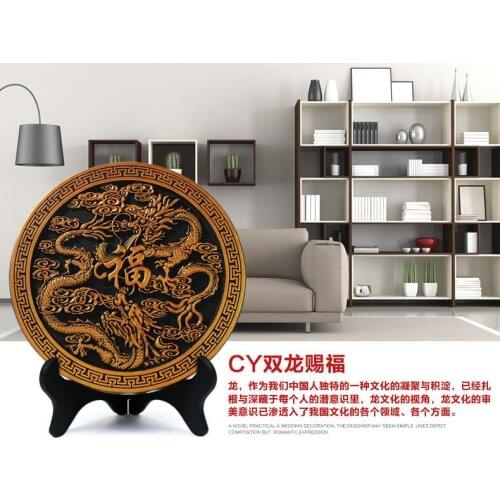 HOT SALE-- HOME OFFICE GIFT efficacious Mascot Talisman # Southeast Asia Thailand Emperor dragon GOOD LUCK FU FENG SHUI statue