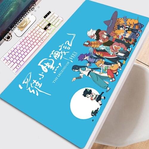 Mouse Gamer Pad Carpet Gaming Mat Computer Accessories Mause Pc Table Keyboard Anime For Mausepad Cute The Legend Of Luoxiaohei