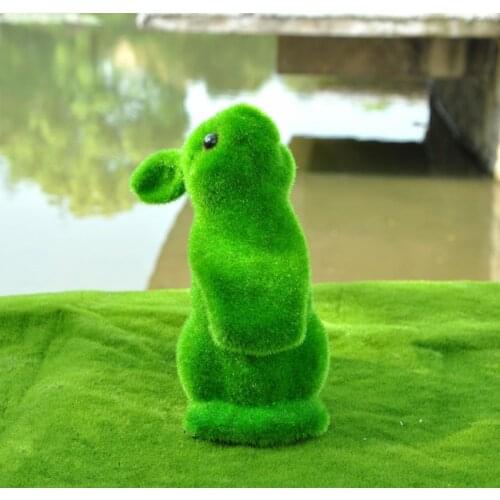 Factory outlets] tufting rabbit animal simulation artificial flower factory opened housewarming wedding with flowers