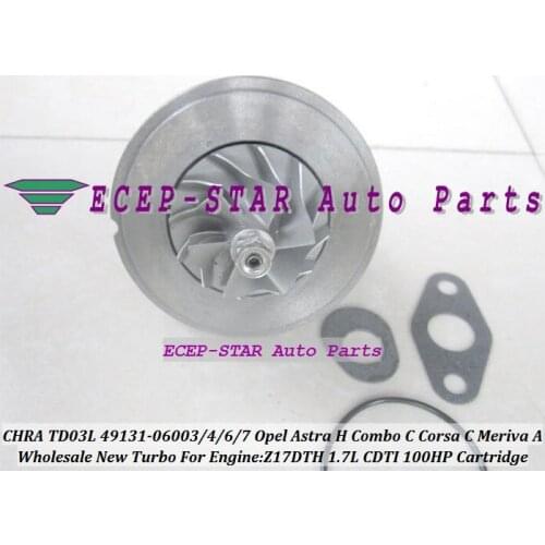 Turbo CHRA Cartridge TD03L 49131-06016 98102364 8973000926 93169104 For Opel Astra H Combo C Corsa C Meriva A Z17DTH 1.7L CDTI