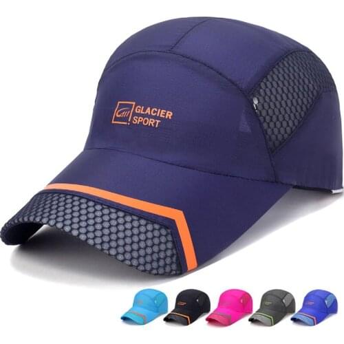 Men Women Summer Mesh Baseball Cap Adjustable Cotton Snapback Cap Unisex Outdoor Quick-Dry Breathable Sun Hat Trucker Caps