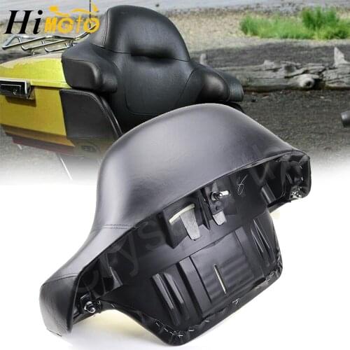Motorcycle Chopped King Trunk Backrest Pad For Harley Tour Pack Touring FLHT FLT FLHRC FLHTCU 2014 2015 2016 2017 2018 2019
