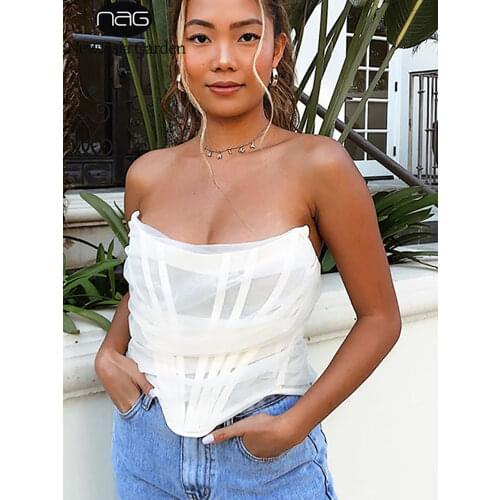 NewAsia Garden White Blouses