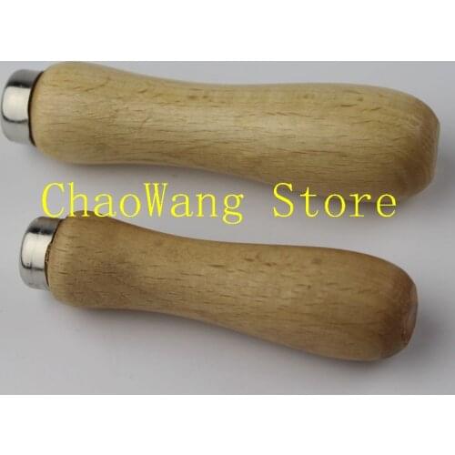 2PCS/SET jewelry needle file handle wood handle for file