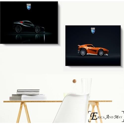 Rocket League Cars Game Posters and Prints Wall art Decorative Picture Canvas Painting For Living Room Home Decor Unframed