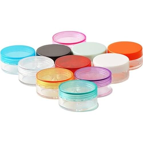 10G plastic bottle bottle jar pot tin for eye serum cream sample art nail eye shadow container skin care cosmetic packing