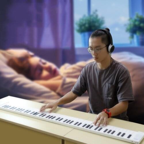 Multi Style Portable hand-rolled piano 88 folding keyboard professional adult practice portable electronic piano for beginners