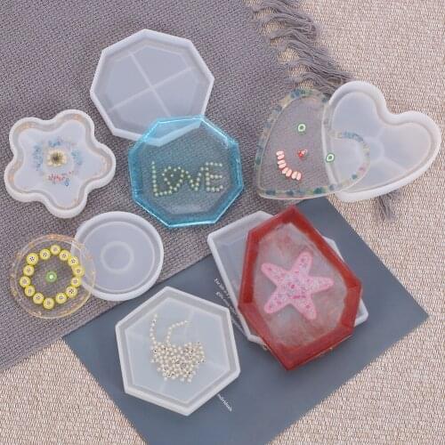 Silicone Planter Mould handmade DIY Ceramic Clay Pot Mold Tea Coaster Silicone Mold Home Decoration Craft Making Flower Pot Mold