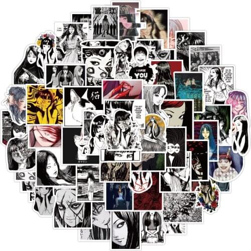 60/110Pcs Fujiang Anime Stickers for Laptop Car Motorcycle Skateboard Fridge Stiker Luggage Phone Decal Suitcase Guitar Sticker