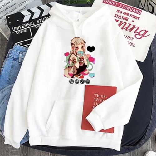 Manga Cartoon Toilet-Bound Hanako-Kun Hoodie Sweatshirt Printing Men Women Pullover Tracksuit Oversized Harajuku Clothes
